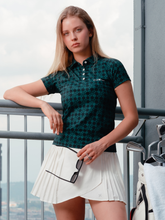 将图片加载到图库查看器,Kualesa Women's Batik Tribute Impact Polo - Ceplok Matah