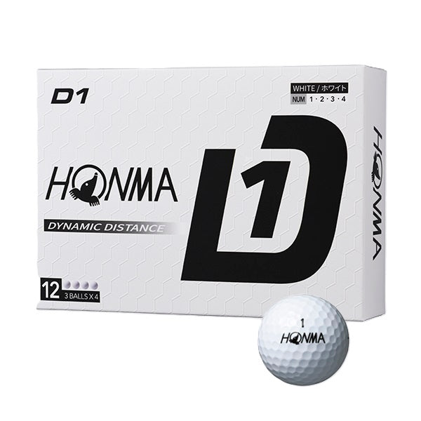 Honma D1 Golf Balls - White