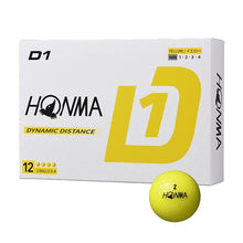 将图片加载到图库查看器，Honma D1 Golf Balls - Yellow
