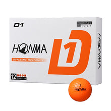 将图片加载到图库查看器，Honma D1 Golf Balls - Orange
