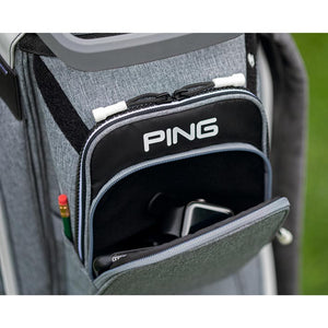 PING Traverse Cart Bag - Red/Black/White