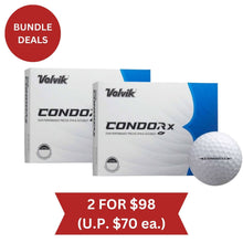 Load image into Gallery viewer, Volvik Condor-X Golf Balls - White 2 for $98
