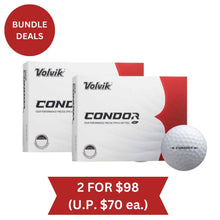 Load image into Gallery viewer, Volvik Condor Golf Balls - White 2 for $98
