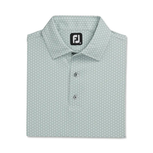 FootJoy Scallop Print Polo moss