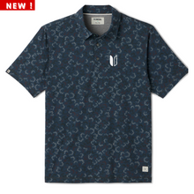 Load image into Gallery viewer, Linksoul Delray Currents Print Polo
