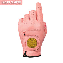 Load image into Gallery viewer, Asher Premium Leather Womens Glove Pair - Rose Gold
