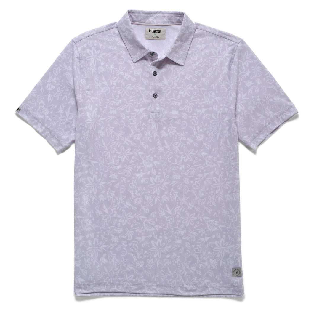 Linksoul Delray Baja Floral Print Polo