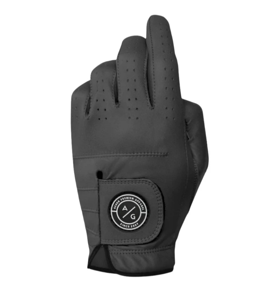 Asher Premium Leather Mens Glove - Charcoal