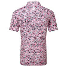 将图片加载到图库查看器，FootJoy Primrose Print Polo red pink
