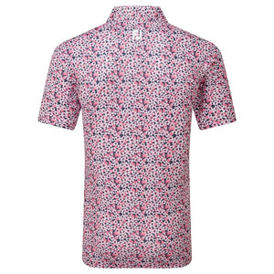 FootJoy Primrose Print Polo red pink