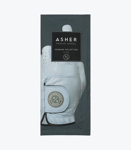 Asher Premium Leather Mens Glove - Ice