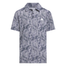 Load image into Gallery viewer, Adidas Performance Textured Print Polo Shirt Kids JW4145

