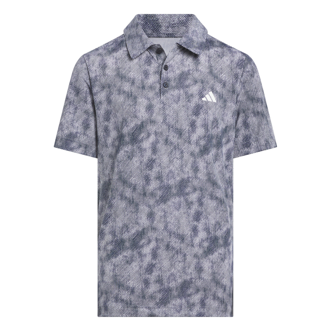 Adidas Performance Textured Print Polo Shirt Kids JW4145