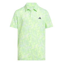 Load image into Gallery viewer, Adidas Performance Textured Print Polo Shirt Kids JW6767
