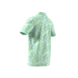 Adidas Performance Textured Print Polo Shirt Kids JW6767