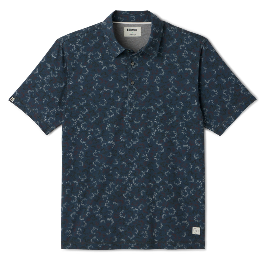 Linksoul Delray Currents Print Polo