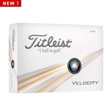 将图片加载到图库查看器，Titleist New Velocity Golf Balls - White
