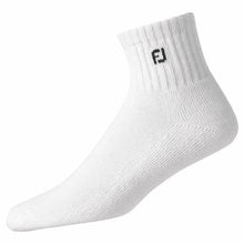 Load image into Gallery viewer, FootJoy ComforSof Quarter Socks - White
