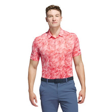 将图片加载到图库查看器，adidas Mesh Print Polo
