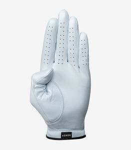 Asher Premium Leather Mens Glove - Ice