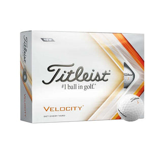 Titleist New Velocity Golf Balls - White