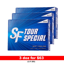 Load image into Gallery viewer, Tour Special Soft Feel A6 Golf Balls 3 doz. Bundle - White
