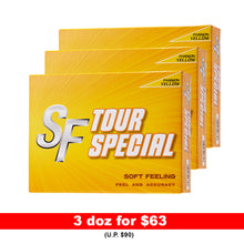 将图片加载到图库查看器，Tour Special Soft Feel A6 Golf Balls 3 doz. Bundle - Yellow
