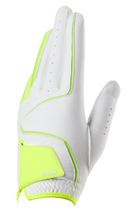 Volvik Synthetic Womens Glove Pair- White/Yellow