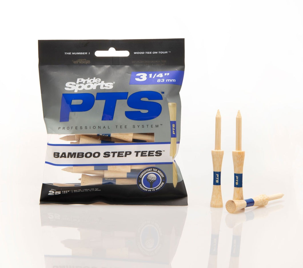 PRIDE BAMBOO STEP TEE BLUE 3-1/4