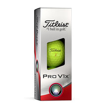 将图片加载到图库查看器，Titleist New ProV1x Yellow Golf Balls
