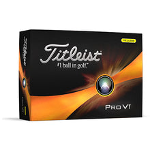 将图片加载到图库查看器，Titleist New ProV1 Yellow Golf Balls
