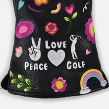 Load image into Gallery viewer, PRG Originals Love, Peace &amp; Golf Driver Cover
