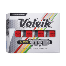 Load image into Gallery viewer, Volvik NEW Vivid Golf Balls - Ruby Red

