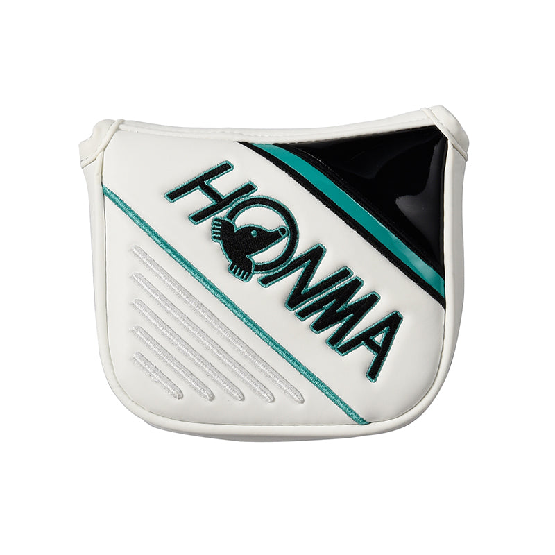 Honma PC-12302 Mallet Putter Cover - White/Green