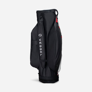 Vessel Lux 14-Way Cart Bag - White/Red/Black