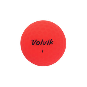 Volvik Vimat Soft Golf Balls - Ruby Red