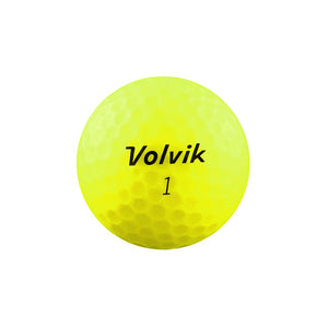 Volvik Vimat Soft Golf Balls - Yellow